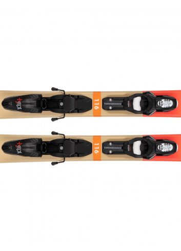 Narty dziecięce Rossignol TERRAIN + LOOK KID 4 z GRIP WALK