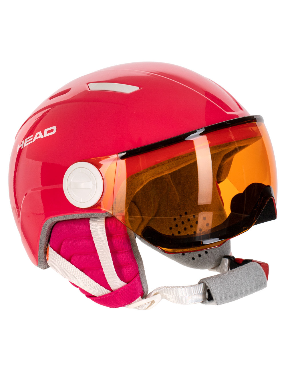 Kask narciarski z szybą Head MAJA VISOR Pink