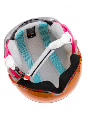 Kask narciarski z szybą Head MAJA VISOR Pink