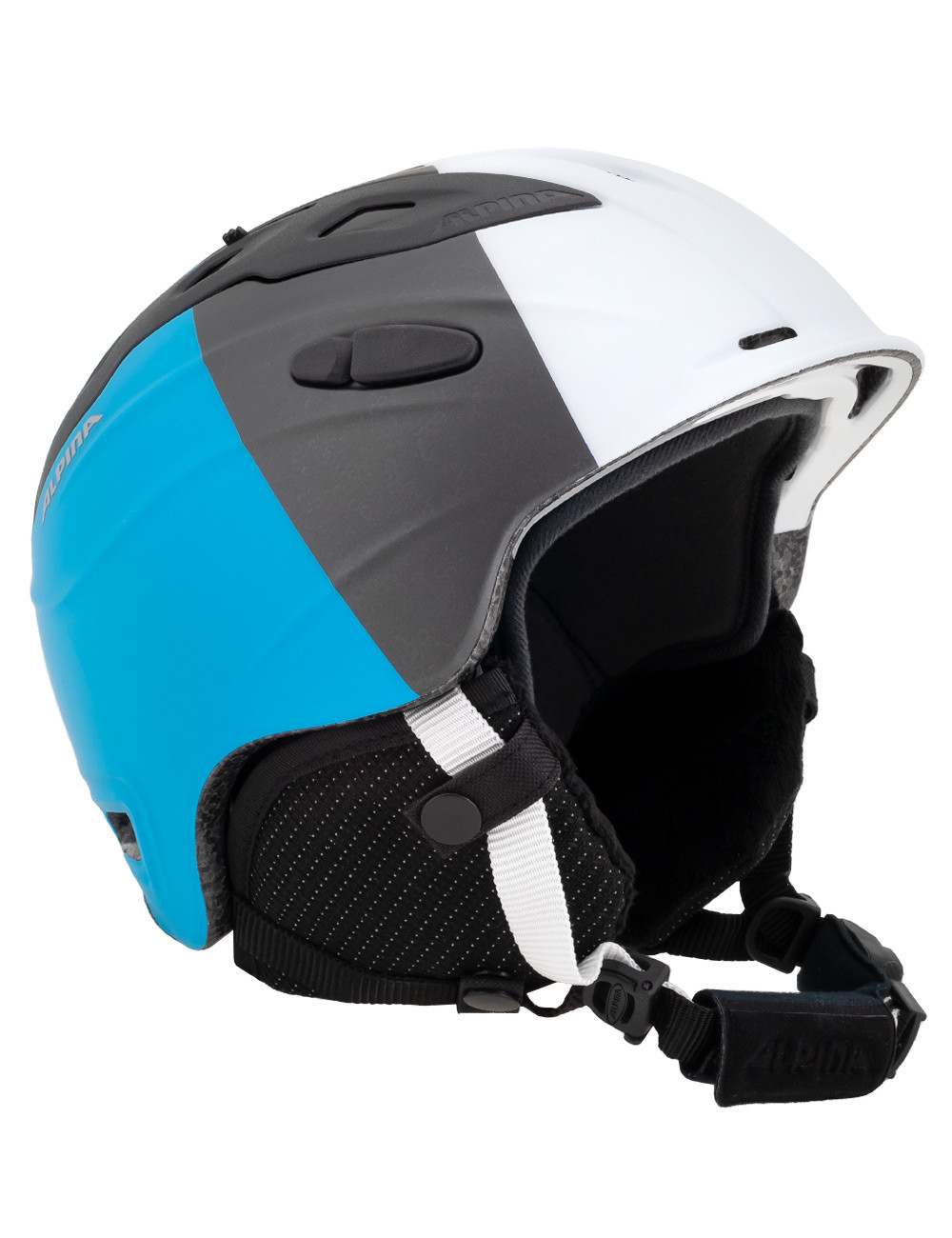 Kask narciarski ALPINA MYTHOS white blue