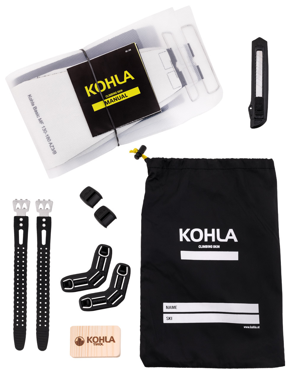 Foki do nart skiturowych KOHLA active uniwersal 130 mm - montaż K-Clip i Butterfly