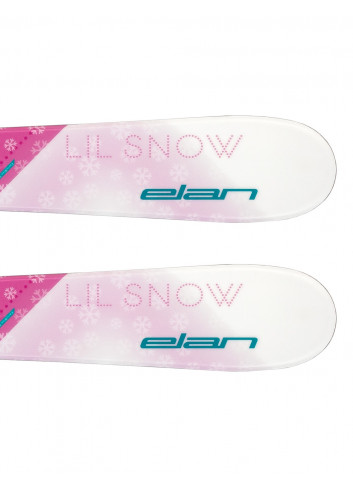 Narty dziecięce ELAN LIL SNOW + wiązanie ELAN EL 7.5 z GRIP WALK