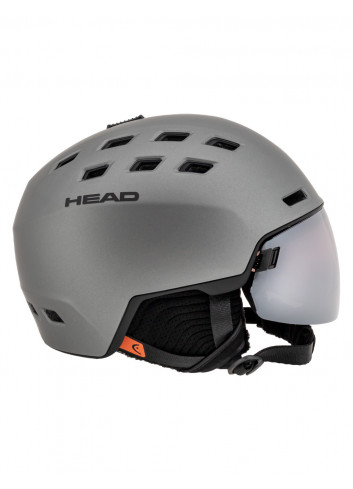 Kask narciarski męski z wbudowaną szybą HEAD RADAR 5K + dodatkowa szyba w zestawie
