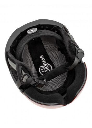 Kask narciarski męski z wbudowaną szybą HEAD RADAR nightgreen    2023