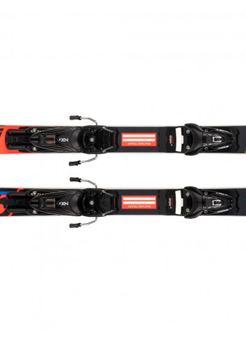 Narty gigantowe sportowe dziecięce ROSSIGNOL ATHLETE GS PRO + wiązanie LOOK NX7 z GRIP WALK