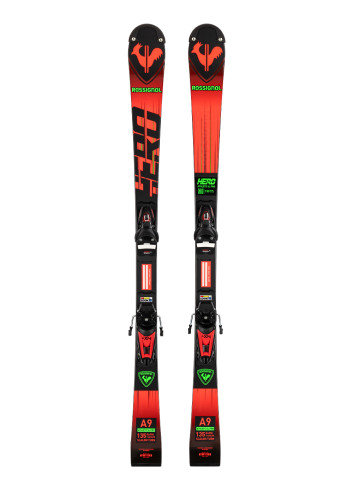 Narty slalomowe juniorskie ROSSIGNOL HERO ATHLETE SL PRO + wiązania LOOK NX 7 z GRIP WALK