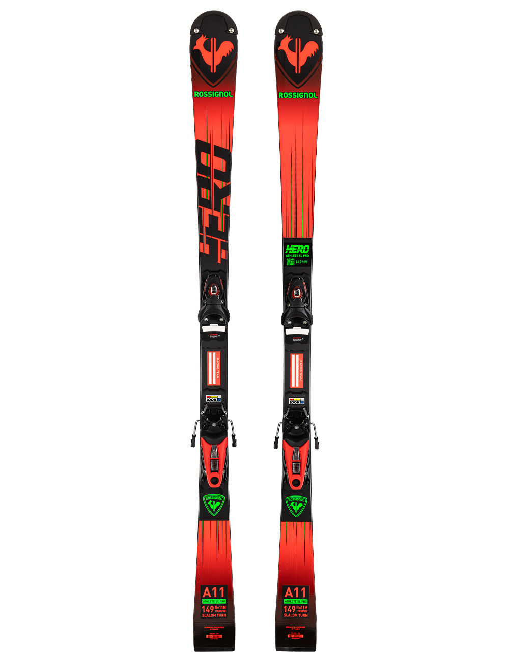 Narty slalomowe ROSSIGNOL HERO ATHLETE SL PRO + wiązania LOOK NX 10 z GRIP WALK