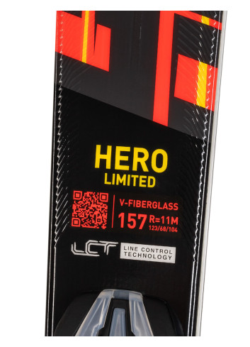 Narty slalomowe ROSSIGNOL HERO LTD - LIMITED EDITION + wiązania LOOK XPRESS 11 z GRIP WALK  2023