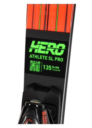 Narty slalomowe juniorskie ROSSIGNOL HERO ATHLETE SL PRO + wiązania LOOK NX 7 z GRIP WALK