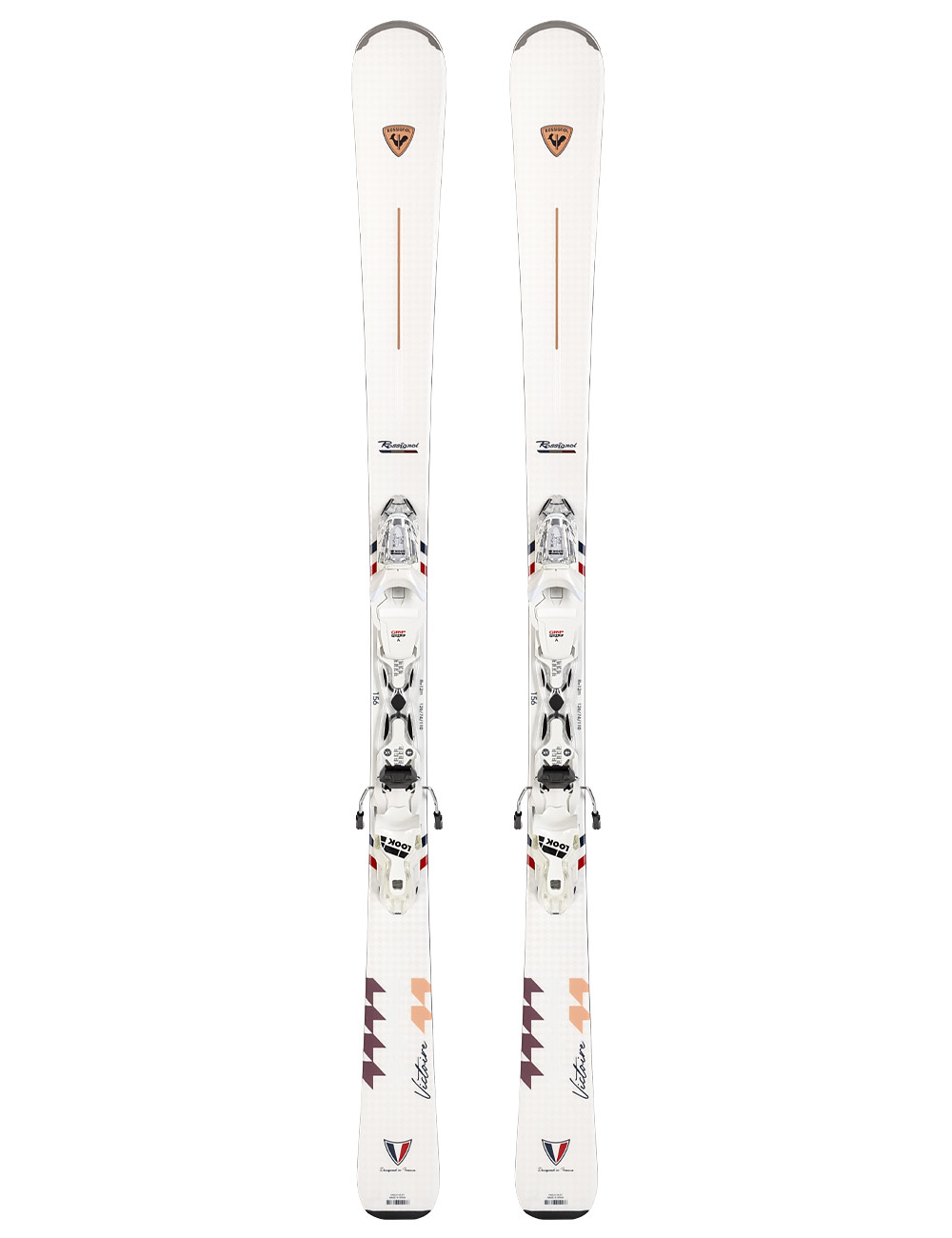 Narty damskie ROSSIGNOL SIGNATURE VICTOIRE + wiązania LOOK XPRESS 11 W z GRIP WALK