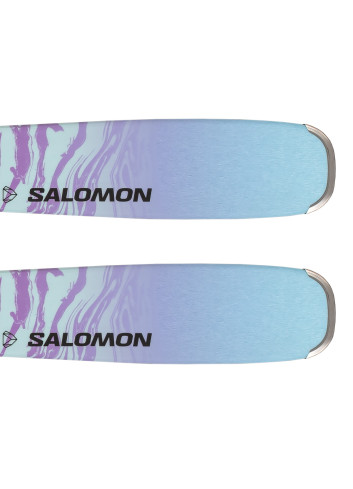 Narty damskie allmountain SALOMON E STANCE 80 W + wiązania SALOMON M11 z GRIP WALK