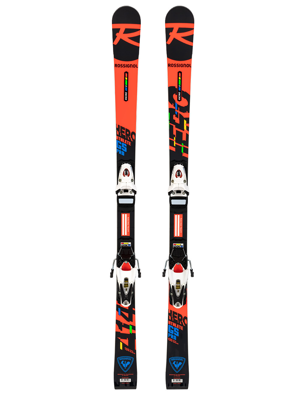 Narty gigantowe sportowe dziecięce ROSSIGNOL ATHLETE GS PRO + wiązanie ROSSIGNOL SPX 10 Narty gigantowe sportowe dziecięce ROSSIGNOL ATHLETE GS PRO + wiązanie ROSSIGNOL SPX 10