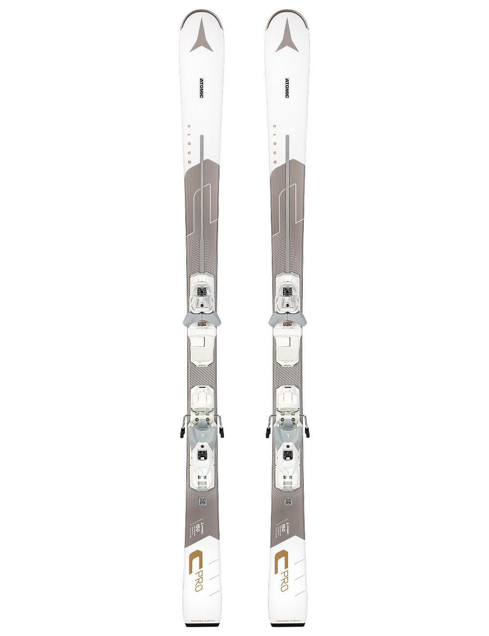 Narty zjazdowe damskie ATOMIC CLOUD PRO SERVOTEC + wiązania ATOMIC M10 z GRIP WALK   2024