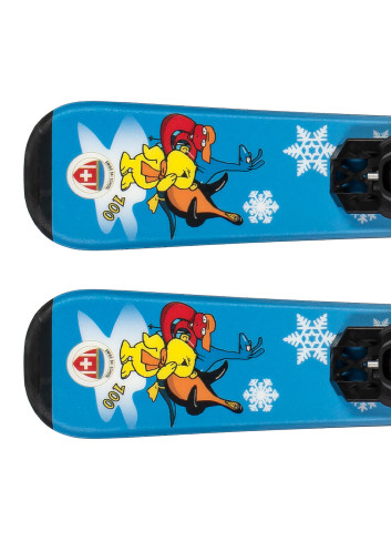 Narty dziecięce TECNOPRO XT TEAM + wiązanie ATOMIC LC 5 z GRIP WALK