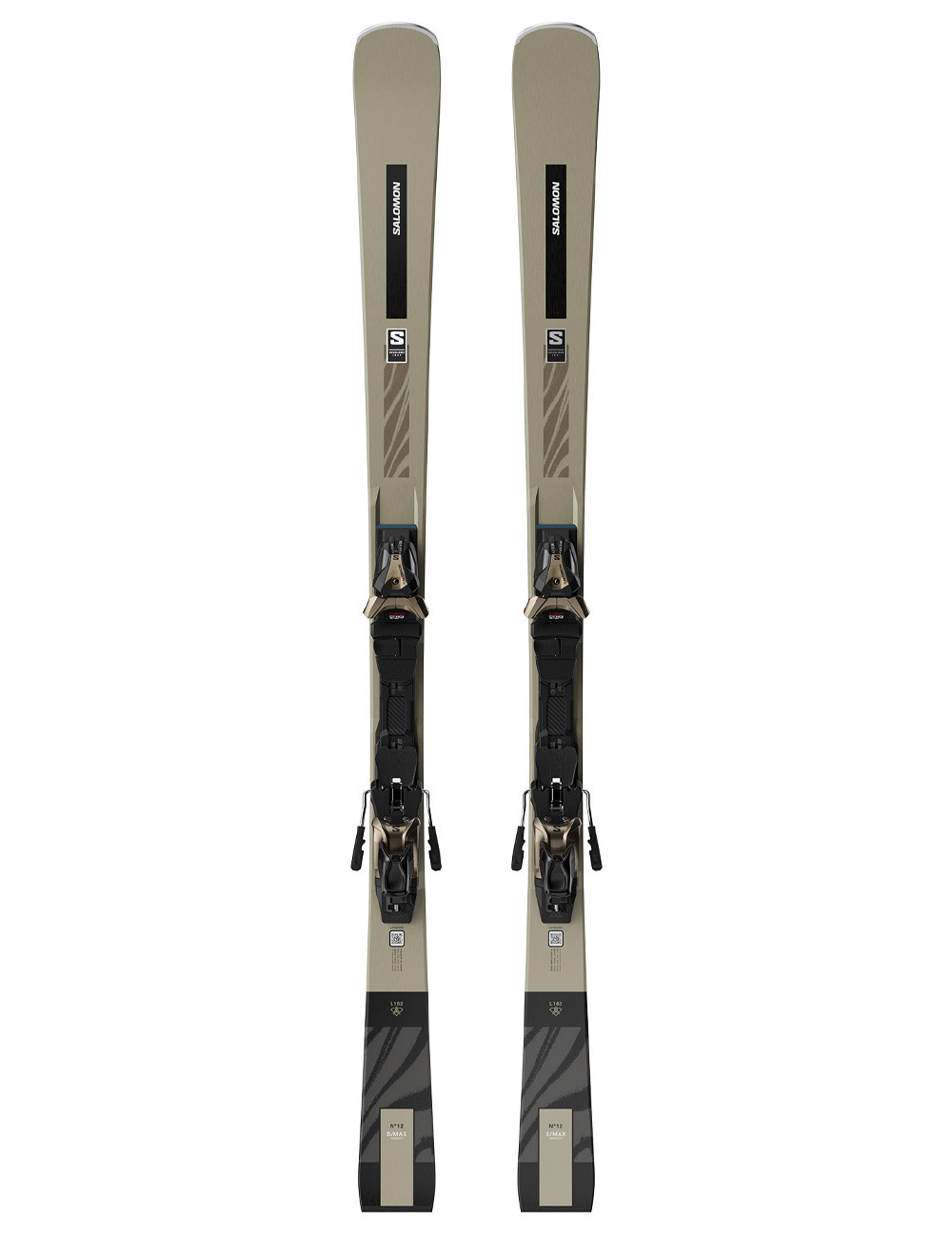 Narty slalomowe damskie SALOMON S/MAX N°12 + wiązania SALOMON Mi12 z GRIP WALK  2025