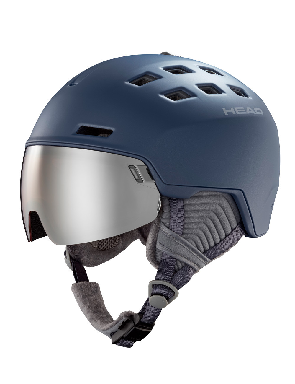 Kask narciarski damski z wbudowaną szybą HEAD RACHEL sparkblue Kask narciarski damski z wbudowaną szybą HEAD RACHEL sparkblue