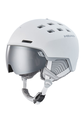 Kask narciarski damski z wbudowaną szybą HEAD RACHEL 5K +  dodatkowa szyba w zestawie