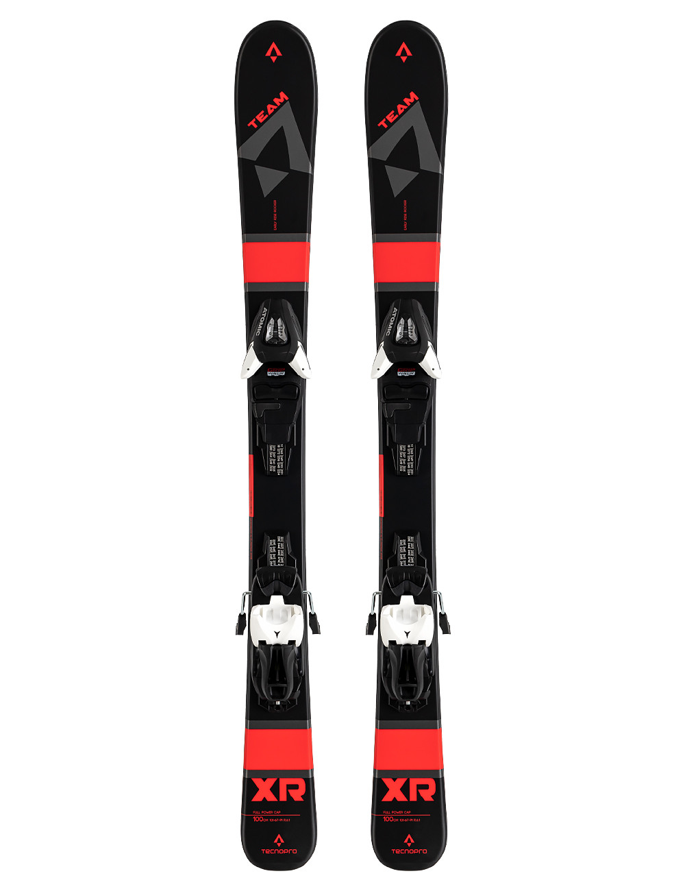 Narty dziecięce TECNOPRO XR TEAM + wiązania ATOMIC LC5 z GRIP WALK Narty dziecięce TECNOPRO XR TEAM + wiązania ATOMIC LC5 z GRIP WALK
