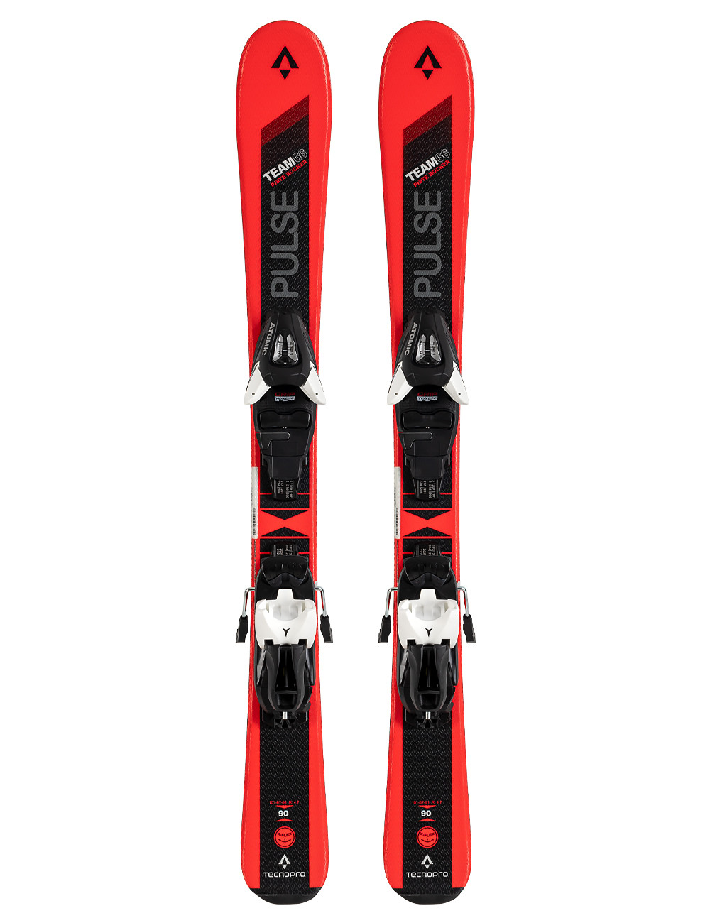 Narty dziecięce TECNOPRO PULSE TEAM + wiązania ATOMIC LC5 z GRIP WALK