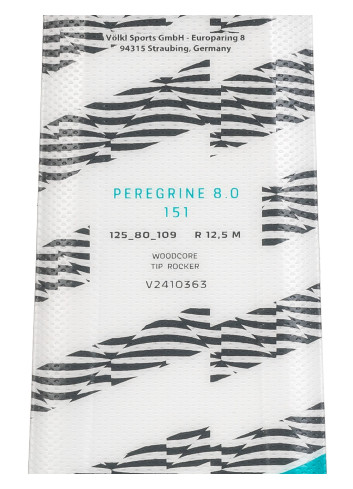 Narty męskie VÖLKL PEREGRINE 8.0 + wiązanie MARKER FDT 10 z GRIP WALK   2025