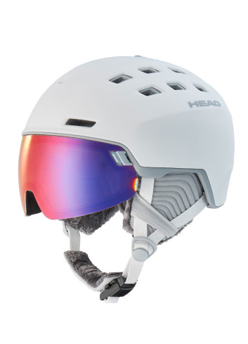 Kask narciarski damski z wbudowaną szybą HEAD RACHEL 5K POLA
