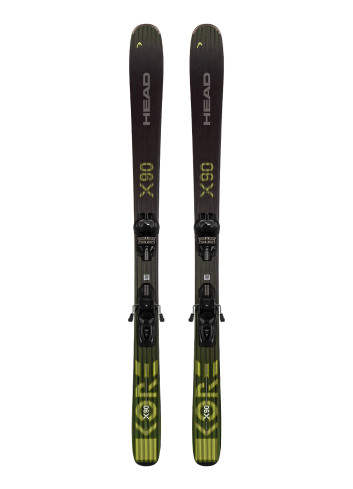 Narty męskie allmountain HEAD KORE X 90 + wiązania TYROLIA ATTACK 11 z GRIP WALK