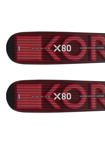 Narty męskie allmountain HEAD KORE X 80 + wiązania HEAD PR 11 z GRIP WALK  2024