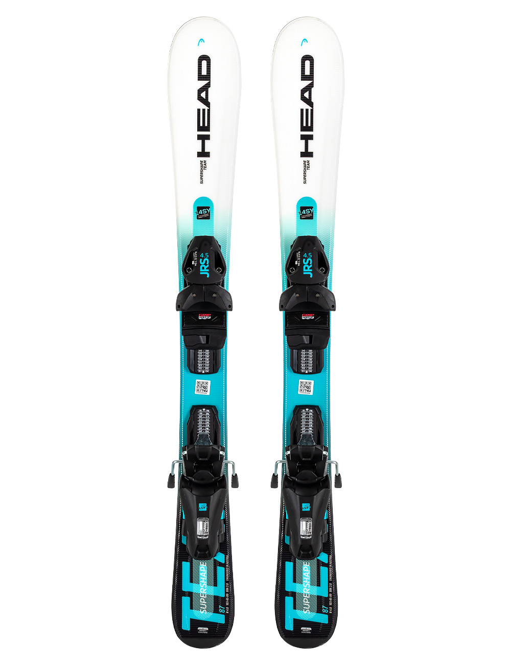 Narty juniorskie HEAD SUPERSHAPE TEAM EASY + wiązanie HEAD JRS 4.5 z GRIP WALK    2024