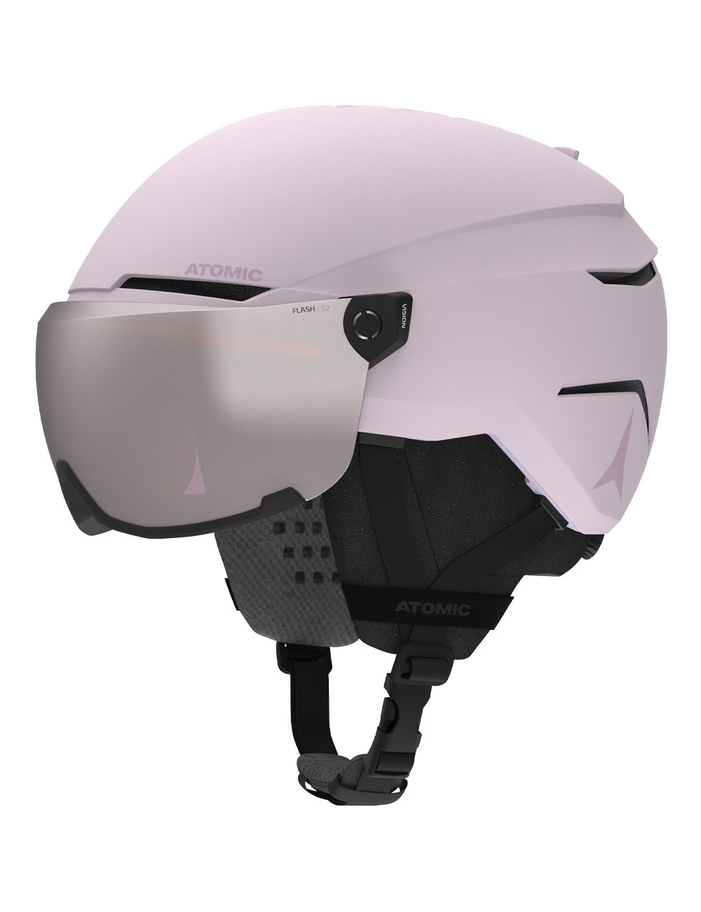 Kask narciarski dziecięcy ATOMIC SAVOR VISOR JR lavender
