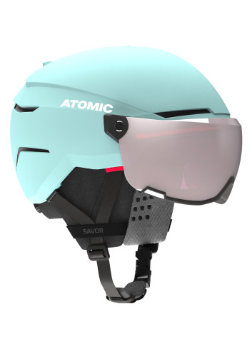 Kask narciarski dziecięcy ATOMIC SAVOR VISOR JR turquoise