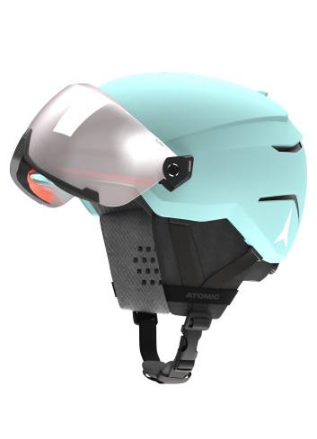 Kask narciarski dziecięcy ATOMIC SAVOR VISOR JR turquoise