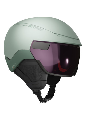 Kask narciarski z wbudowaną szybą ATOMIC REVENT GT AMID VISOR HD pistachio