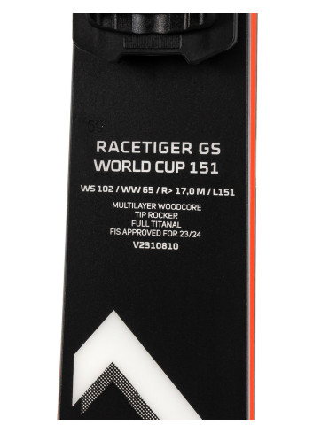 Narty gigantowe juniorskie VÖLKL RACETIGER GS R FIS + wiązanie MARKER RACE 10
