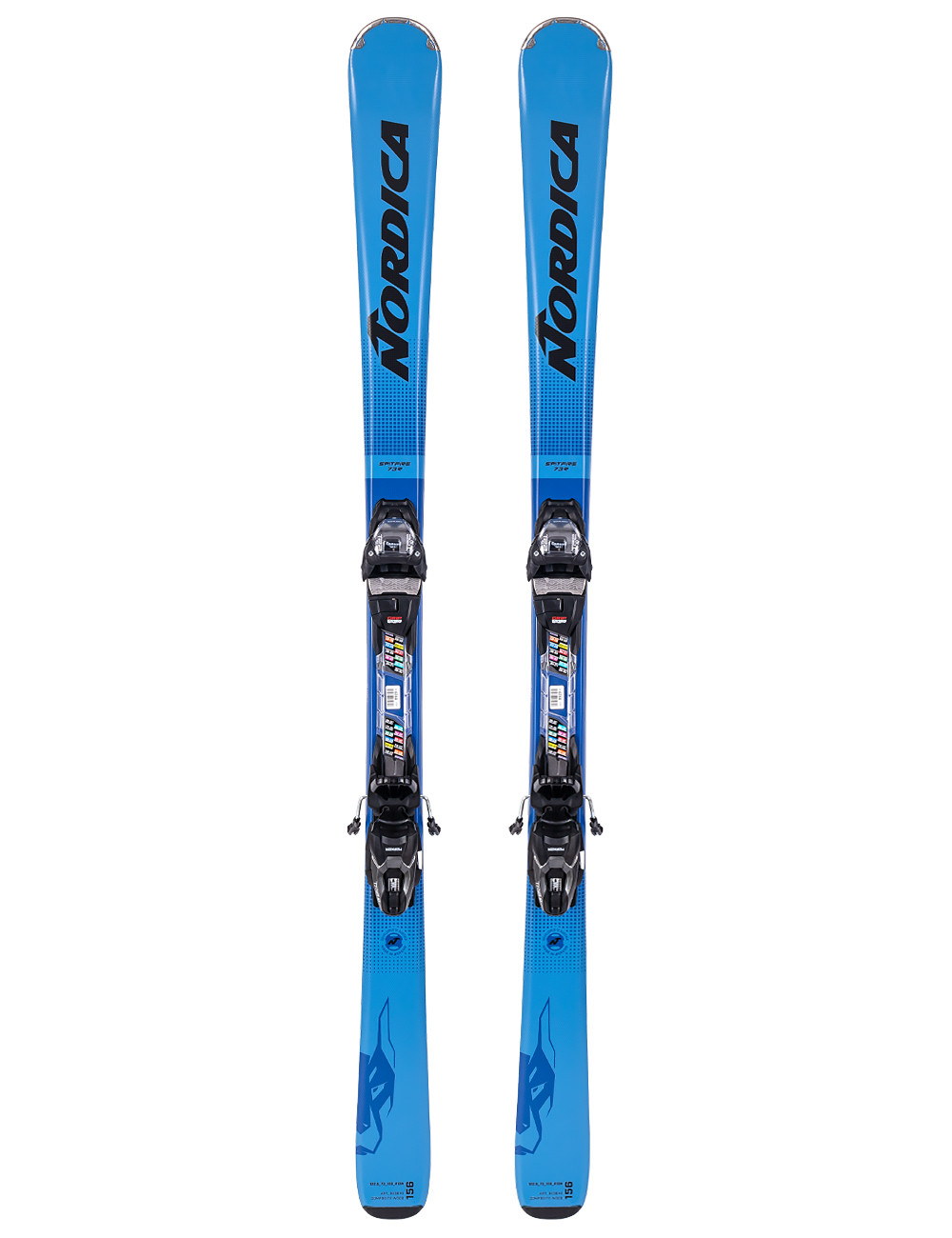 Narty zjazdowe NORDICA SPITFIRE 73 + wiązania MARKER TP2 COMPACT 10 z GRIP WALK  2023
