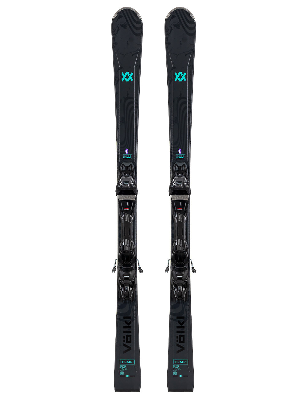 Narty damskie VÖLKL FLAIR 76 + wiązania MARKER VMOTION 10 z GRIP WALK  2024