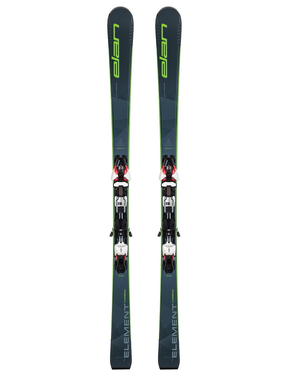 Narty męskie ELAN ELEMENT CARBON + wiązania SALOMON SP10 TITANIUM    2025