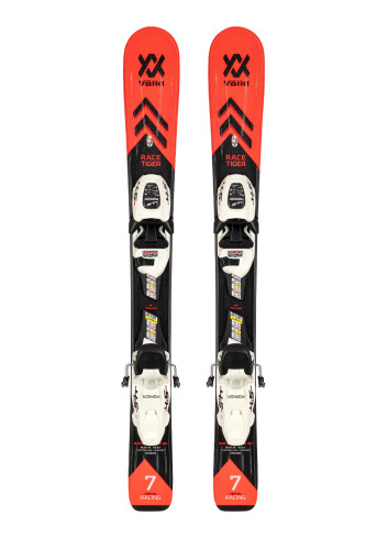 Narty dziecięce VÖLKL RACETIGER JR + wiązanie MARKET FDT 4.5 z GRIP WALK