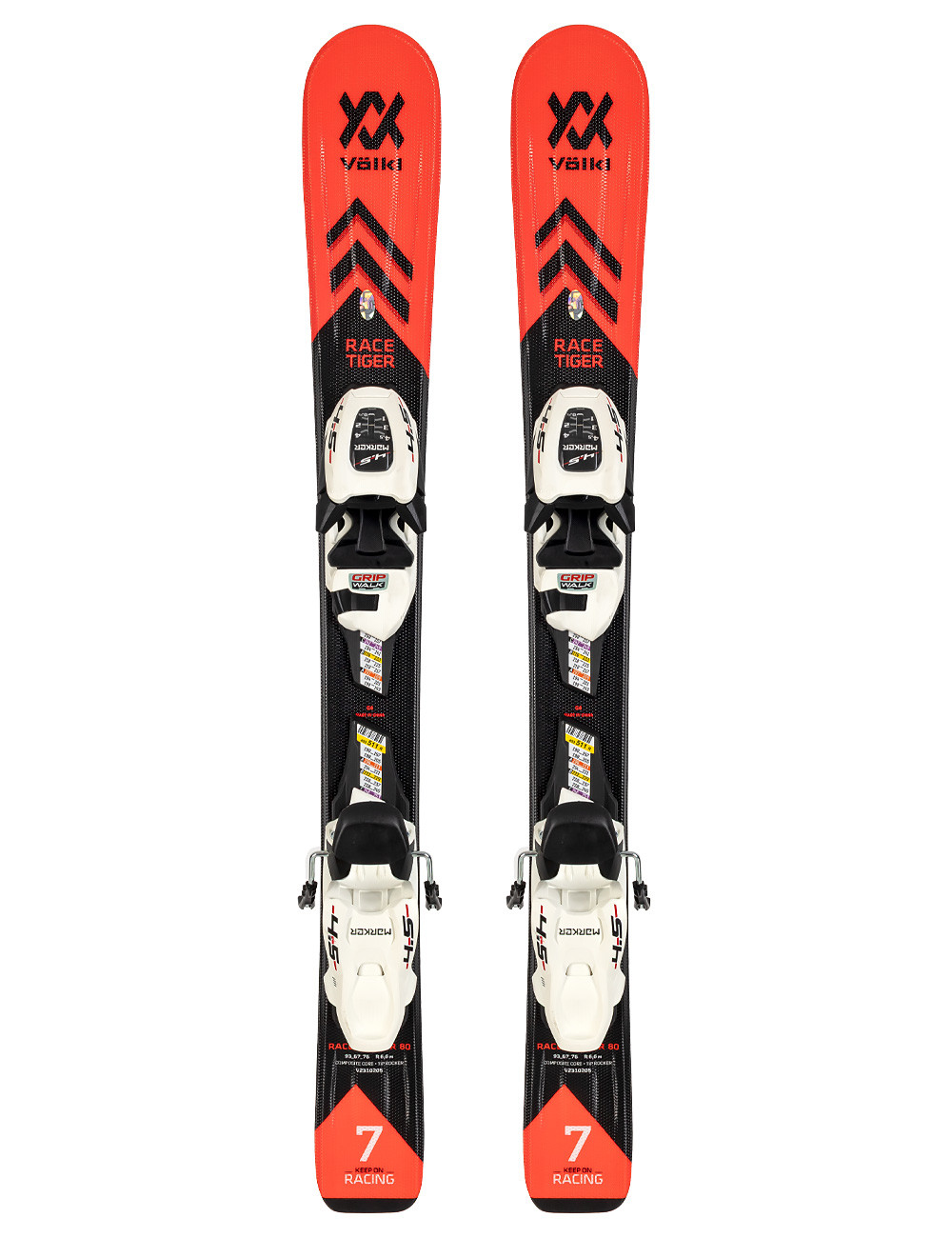 Narty dziecięce VÖLKL RACETIGER JR + wiązanie MARKET FDT 4.5 z GRIP WALK Narty dziecięce VÖLKL RACETIGER JR + wiązanie MARKET FDT 4.5 z GRIP WALK
