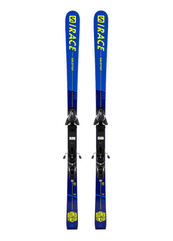 Narty dziecięce gigantowe (komórki) SALOMON S/RACE GS Jr PRO + wiązanie SALOMON N Z12