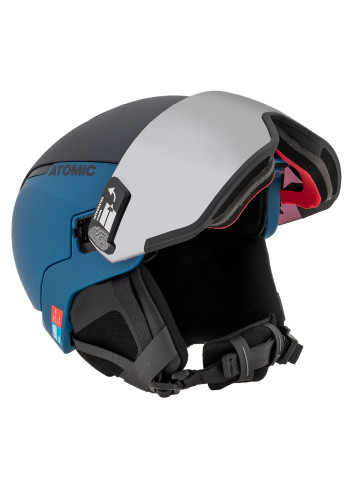 Kask narciarski z wbudowaną szybą ATOMIC REVENT GT AMID VISOR HD blue