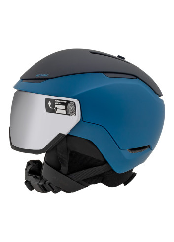 Kask narciarski z wbudowaną szybą ATOMIC REVENT GT AMID VISOR HD blue