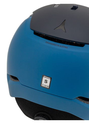 Kask narciarski z wbudowaną szybą ATOMIC REVENT GT AMID VISOR HD blue