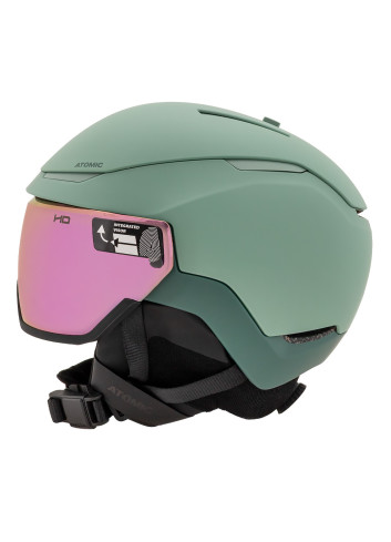 Kask narciarski z wbudowaną szybą ATOMIC REVENT GT AMID VISOR HD pistachio