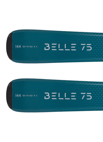 Narty  damskie NORDICA BELLE 75 + wiązania MARKER FDT10 z GRIP WALK   2025
