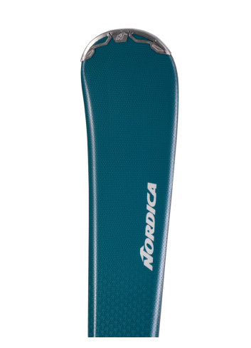 Narty  damskie NORDICA BELLE 75 + wiązania MARKER FDT10 z GRIP WALK   2025