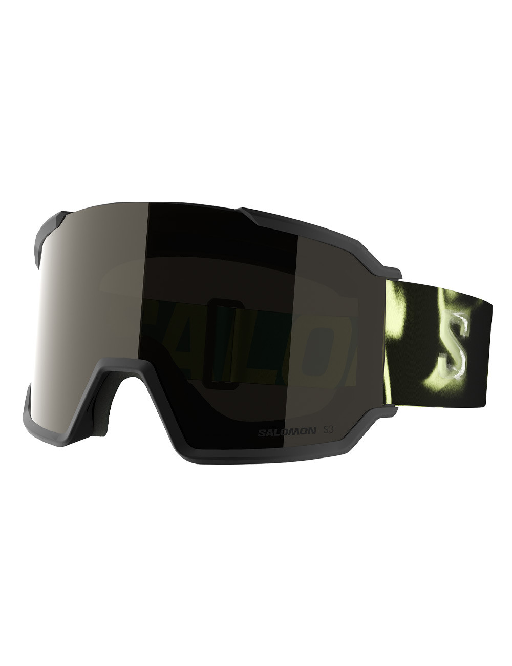 Gogle narciarskie SALOMON S/VIEW 3  black yellow/black