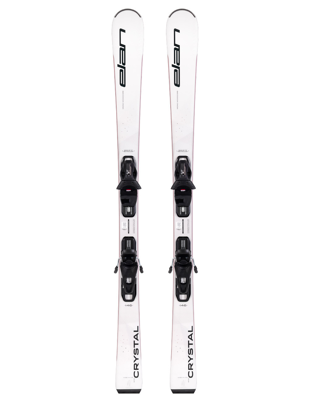 Narty damskie ELAN CRYSTAL + wiązania ELAN EL 9.0 z GRIP WALK  2026