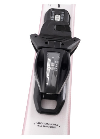Narty damskie ELAN CRYSTAL + wiązania ELAN EL 9.0 z GRIP WALK  2026