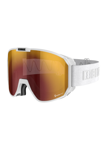 Gogle narciarskie BLIZ SPLIT NANO OPTICS white + dodatkowa szyba w zestawie