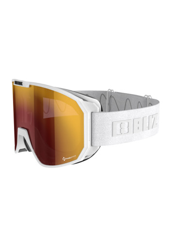 Gogle narciarskie BLIZ SPLIT NANO OPTICS white + dodatkowa szyba w zestawie